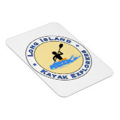 Flexible Long Island Kayak Explorateurs Magnet de voiture (Côté Droit)