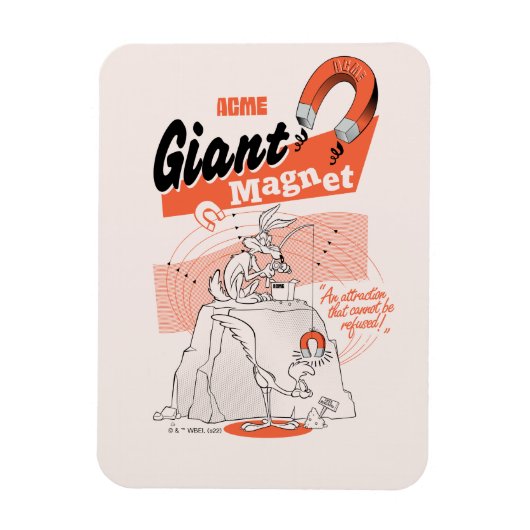 Flexible LOONEY TUNES™ | WILE E. COYOTE™ ACME Géant Magnet (Vertical)