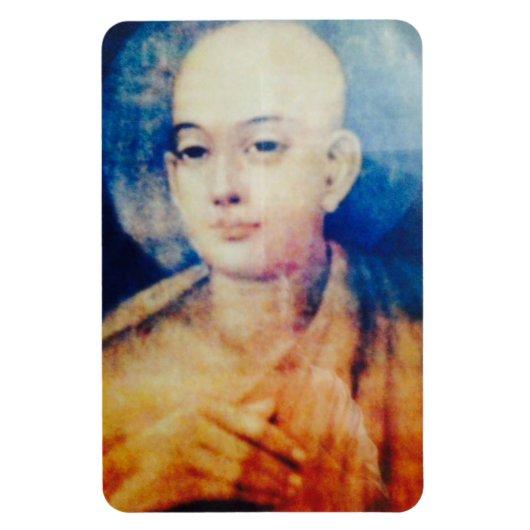 Flexible Lord Sri Caitanya Mahaprabhu Magnet (Vertical)