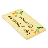 Flexible Los Angeles California Poppies Magnet (Côté Droit)