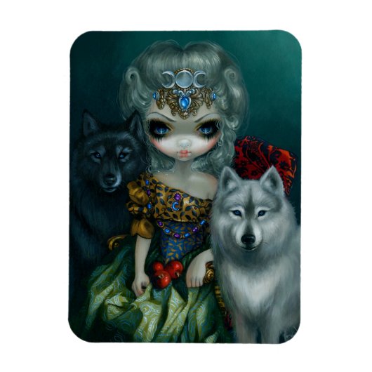 Flexible "Loup-Garou : La Grande Prêtresse" Flex Magnet (Vertical)