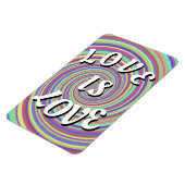 Flexible Love Is Love Fierté Magnet (Côté Gauche)
