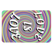 Flexible Love Is Love Fierté Magnet (Horizontal)