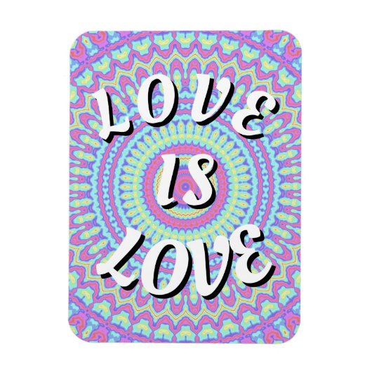 Flexible Love Is Love Pride   Magnet (Vertical)