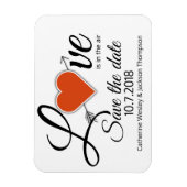 Flexible Love Wedding Save The Date Magnet (Vertical)