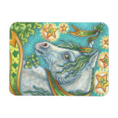 Flexible Lucky Irish Unicorn ST. PATRICK'S DAY MAGNET (Horizontal)