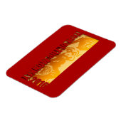 Flexible Lucky Monkey Year 2016 Greeting Magnet V (Côté Gauche)