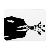 Flexible M. Giraffe Bendy Fridge Magnet (Horizontal)