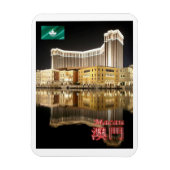 Flexible Macau par nuit - Magnet (Vertical)