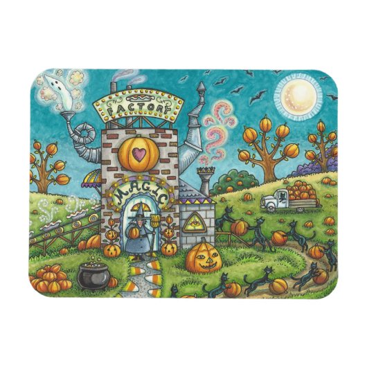 Flexible Magie mystique Factory HALLOWEEN Magnet (Horizontal)