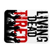 Flexible Magnet 3 x 4 pouces vivant mort (Horizontal)