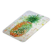 Flexible Magnet aquarelle ananas lime jaune (Côté Gauche)