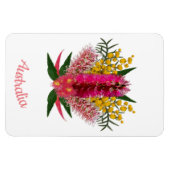 Flexible Magnet australien des fleurs sauvages (Horizontal)