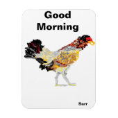 Flexible Magnet /Beau poulet du matin (Vertical)