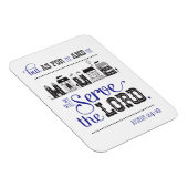 Flexible Magnet Bible Scripture Joshua 24:15 Gift (Côté Droit)