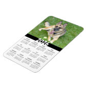 Flexible Magnet Calendrier des bergers allemands 2026 (Côté Gauche)