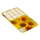 Flexible Magnet Calendrier des tournesols 2013 (Côté Droit)