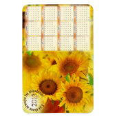 Flexible Magnet Calendrier des tournesols 2013 (Vertical)