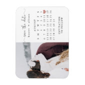 Flexible Magnet | Calendrier Enregistrer la date (Vertical)