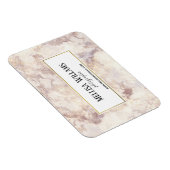 Flexible Magnet Carte de visite en marbre d'or Faux (Côté Droit)