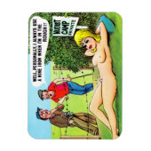 Flexible Magnet - Carte postale Comic Golf (Vertical)