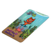 Flexible Magnet - Chat de plongée - Buellton.Art (Côté Gauche)