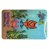 Flexible Magnet - Chat de plongée - Buellton.Art (Horizontal)