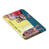 Flexible Magnet - Comic - Golf - Ancienne carte postale (Côté Droit)