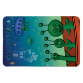 Flexible Magnet - Concert Alien (Horizontal)