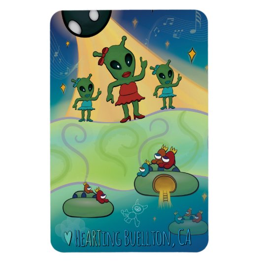 Flexible Magnet - Concert Alien (Vertical)