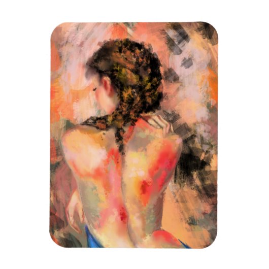 Flexible Magnet corporel féminin de dame séduisante (Vertical)