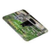 Flexible Magnet d'affaires personnalisable pour chat noir (Côté Droit)