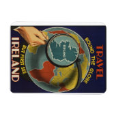 Flexible Magnet d'affiche Vintage voyage d'Irlande (Horizontal)