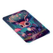 Flexible Magnet d'art Imaginaire de cerfs de champignons mi (Côté Droit)