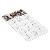 Flexible Magnet de calendrier annuel minime 4x6 photo (Côté Droit)