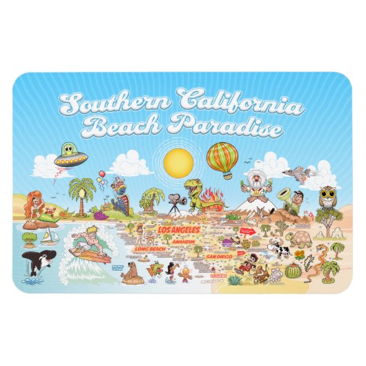Flexible Magnet de Californie du Sud (Horizontal)