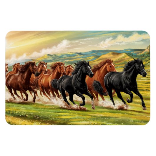Flexible Magnet de chevaux (Horizontal)