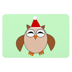 Flexible Magnet de chouette de Noël
