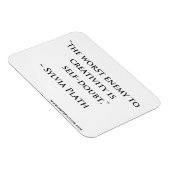 Flexible Magnet de citation de Sylvia Plath (Côté Droit)