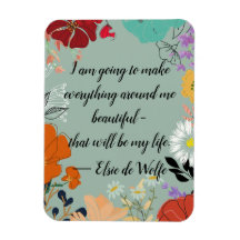 Magnet de citation Elsie de Wolfe