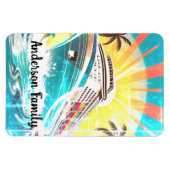 Flexible Magnet de croisière familiale personnalisé (Horizontal)