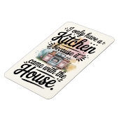 Flexible Magnet de cuisine amusant - Cadeau parfait pour le (Côté Gauche)