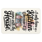 Flexible Magnet de cuisine amusant - Cadeau parfait pour le (Horizontal)