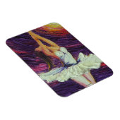 Flexible Magnet de danse Ballerina violet (Côté Droit)