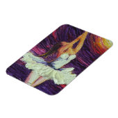 Flexible Magnet de danse Ballerina violet (Côté Gauche)