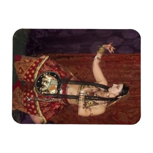 Flexible Magnet de danseur de fusion indienne (Horizontal)