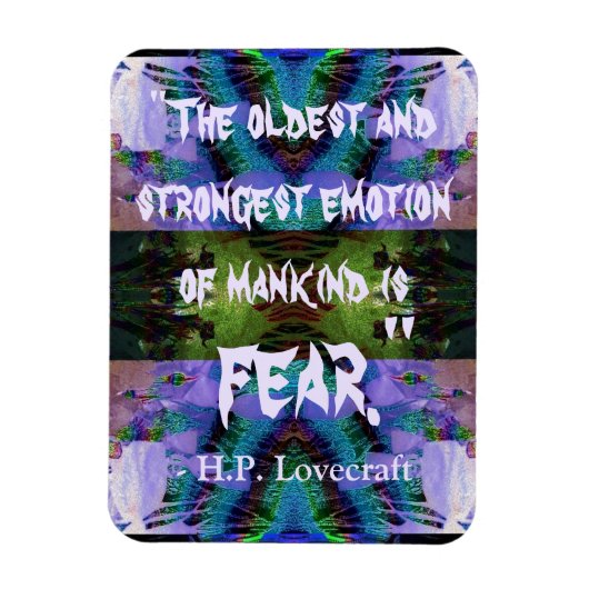 Flexible Magnet de devis de H.P. Lovecraft (Vertical)