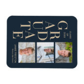 Flexible Magnet de Faire-part de graduation de charme empil (Horizontal)