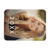 Flexible Magnet de Faire-part de graduation de Mix moderne (Horizontal)