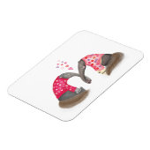 Flexible Magnet de fourmiliers mignons amoureux (Côté Gauche)